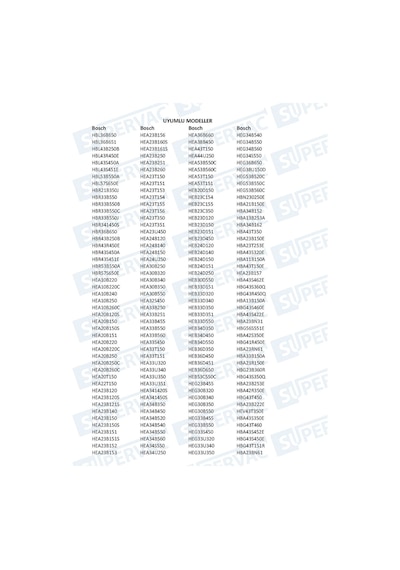 Siemens Hba23b450e,hb559e1t,hb559w1t,hb301e0t,hm644200t,hb23ab540 İle Uyumlu Fırın Kapak Contası