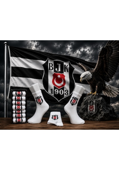 8 Çift Unisex Renkli Desenli Soket Çorap Desenli Beyaz Kolej Çoraplar 8 Adet