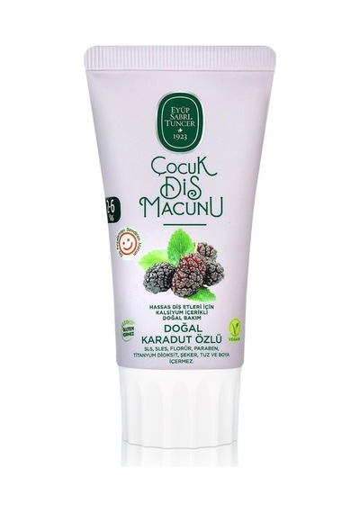 Doğal Karadut Özlü Diş Macunu 2-6 Yaş 60 Ml
