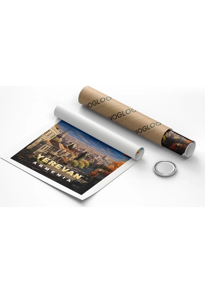 Çerçevesiz Poster Yerevan Ve Ararat Dağı Manzarası