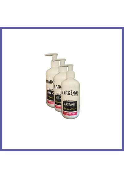 Bezos Marginal Massage Jasmine Gel 250 Ml Yasemin Masaj Jeli 3'lü Nıda