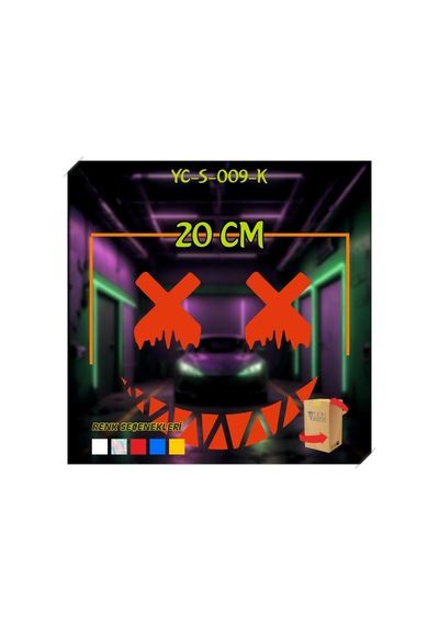 Araba, Motosiklet, Cam, Kapı, Kaporta, Sticker Etiket Kırmızı - 785710714