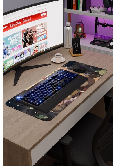 Sayu Genshin Impact Anime Oyuncu V5 - 70x30 Xl Gaming Mouse Pad Fare Altlığı