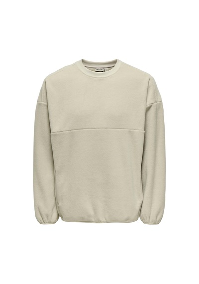 Only & Sons Keem Erkek Krem Sweatshirt 22034261-slg Krem