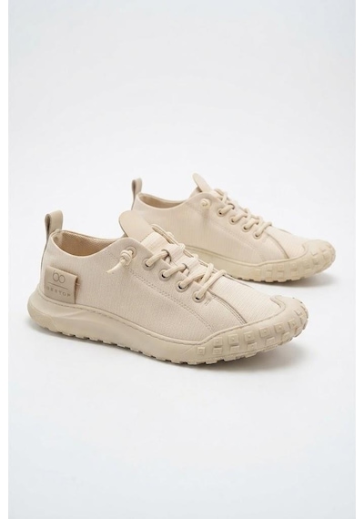 Fort 2065 Bst Rahat Esnek Lastik Bağcıklı Sneaker Erkek Ayakkabı Bej