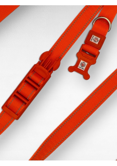 Caramelos Hands-free Eller Serbest Gezdirme Kayışı- Köpek Gezdirme Kayışı - Eller Serbest- Köpek Gezdirme İpi Turuncu