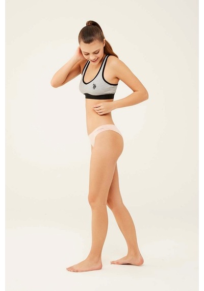 U.S. Polo Assn. Kadın Siyah - Beyaz - Ten - Beyaz - Ten 5 Li Brazilian Slip 67007 Beyaz