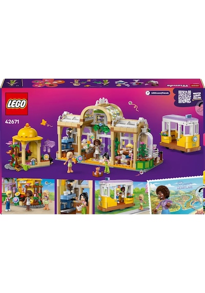 LEGO® Friends Bitki Kafe ve Çiçekçi Dükkanı 42671 - 9 Yaş ve Üzeri Çocuklar için Yaratıcı Oyuncak Yapım Seti (1138)