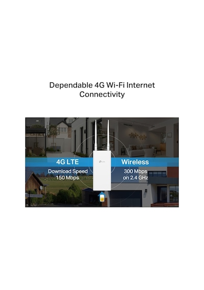 Tp-lınk Tl-mr100-outdoor Wıfı4 N300 4g Lte Harici Router-217095