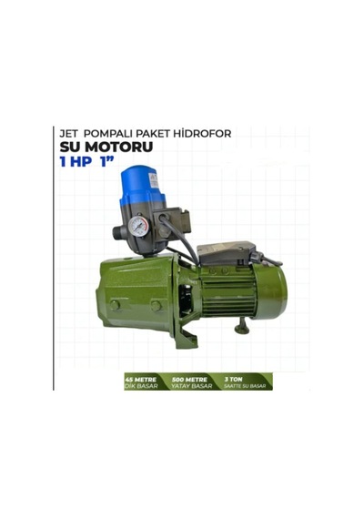 Stilmax Jet Pompalı Otomatik Paket Hidrofor Su Motoru 1 Hp 1''