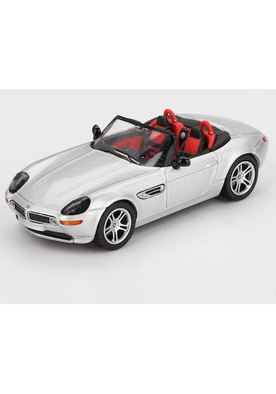 Mini Gt - Bmw Z8 Titanium Silver 2003 - Scale 1/64 Mgt00998-bl Blister Gri - Gümüş