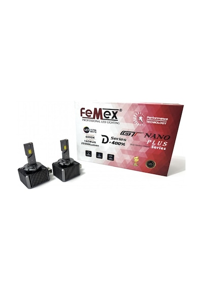 Femex Bmw X6 E71 2008-2012 Kısa Uzun Far Led Ampul D1s Gt Nano Plus