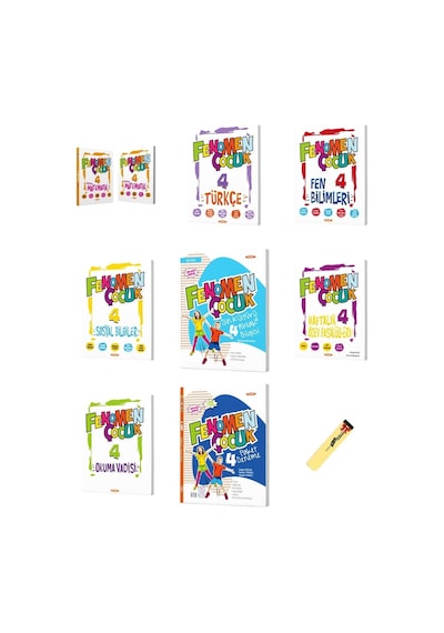 Fenomen Çocuk 4. Sınıf Tüm Dersler 9lu Set