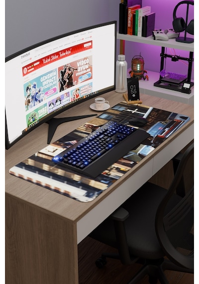 Leon The Professional V2 90x40 Xxl Gaming Kauçuk Kaymaz Taban Mouse Pad Fare Altlığı