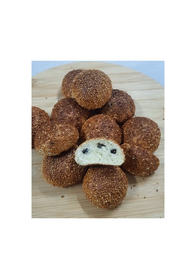 Selanik Simidi Topları Zeytin & Kekik Dolgulu - Koulourakia 10 Adet