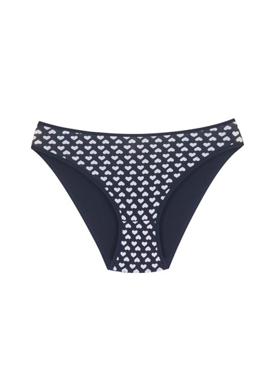18001-2 Kadın 7'li Star In Love Bikini Külot Paketi V6-lacivert Mıx Çok Renkli