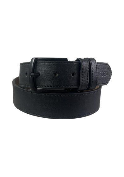 Fossil Siyah Suni Deri 4 Cm Erkek Kemeri-130cm Siyah