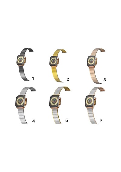 Apple Watch Uyumlu 38mm Made Metal Kordon Saat Değildir - Siyah