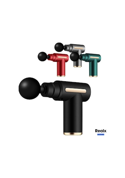 Realx 4 Başlıklı 6 Kademeli Titreşimli Şarjlı Mini Masaj Aleti