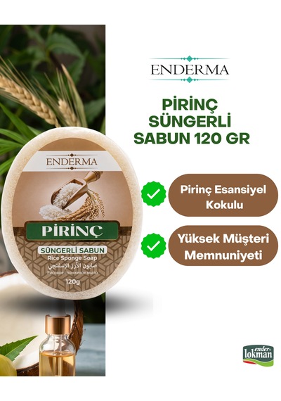 Pirinç Süngerli Sabun 120gr