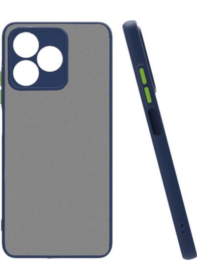 Realme C53 Kılıf Zore Hux Kapak Lacivert