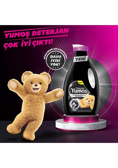 Yumoş Yumoş 42 Yikama 2520 Ml Siyah Bakim Yumoş Sivi Deterjan Siyah Bakim 2520