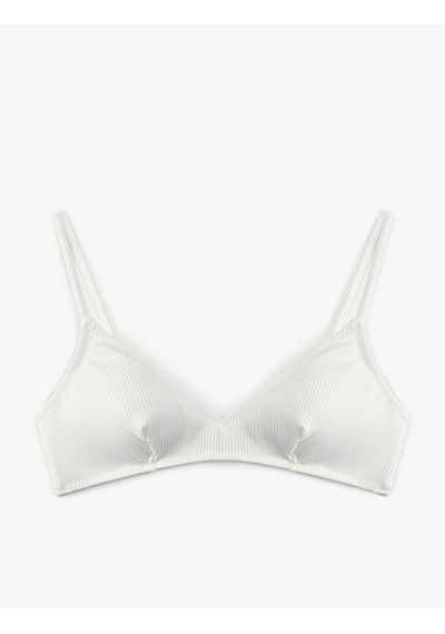 Koton Dokulu Bralet Bikini Üstü Ekru 6sak10039mm 27x