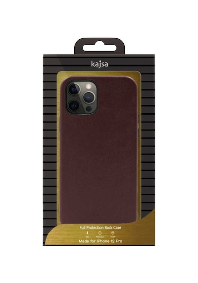Kajsa Apple Uyumlu iPhone 12 Pro Kılıf Suni Deri Kajsa Crazy Horse Kapak ZORE-216511