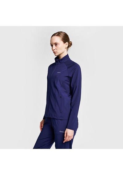 Lescon Lacivert Kadın Antrenman Fermuarlı Sweatshirt 26b-2041