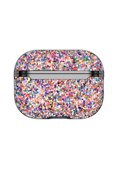 Onegif Apple Airpods Pro 2 2.nesil Bright Simli Airpods Kapak - Gold Çok Renkli
