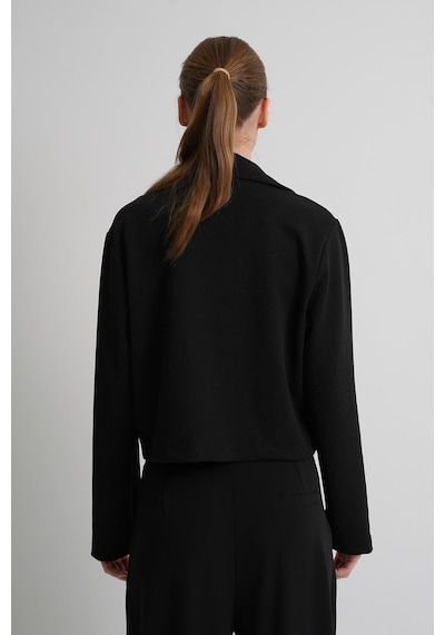 Alexandergardı Astarsız Crop Blazer Ceket Siyah