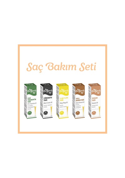 Saç Bakım Yağı Seti 5'li X 20 Ml