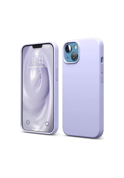 Newface Apple Uyumlu - iPhone 14 Kılıf First Silikon - Lila