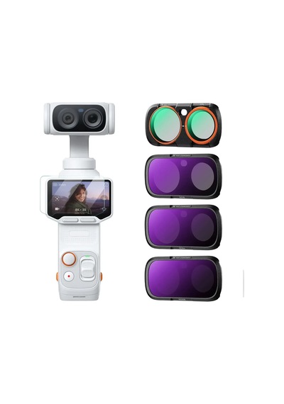 K&f Concept Insta360 Luna Ultra İçin 4 Parça Filtre Seti Cpl + Nd16 + Nd64 + Nd256