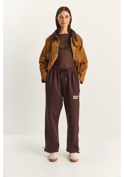 Shade Kadın Basic Jogger Relaxed Polarlı Eşofman Altı 60283860 - Kahverengi