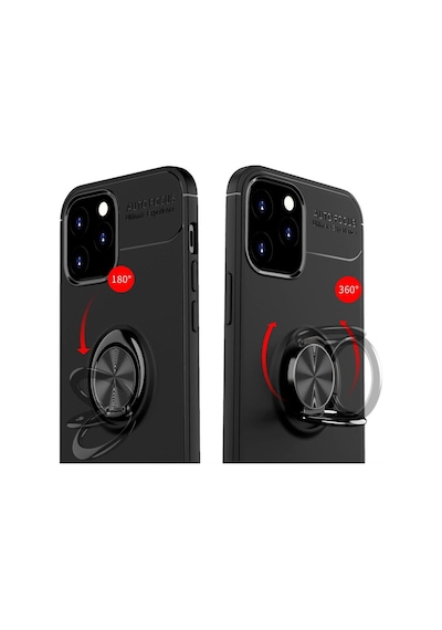 Apple iPhone  Uyumlu,  12 Kılıf Range Yüzüklü Silikon - Mavi