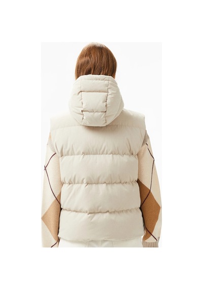 Lacoste Down Fill Water Resistant Womens Vest Kadın Su İtici Sabit Kapüşonlu Kaz Tüyü Yelek Taş Taş Rengi Lacoste Down Fill Water Resistant Womens Vest Kadın Su İtici Sabit Kapüşonlu Kaz Tüyü Yelek Taş Taş Rengi