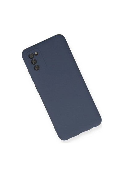 Newface - 402 -  Galaxy Uyumlu A03s Kılıf Nano İçi Kadife Silikon - Metemıx - - Gri