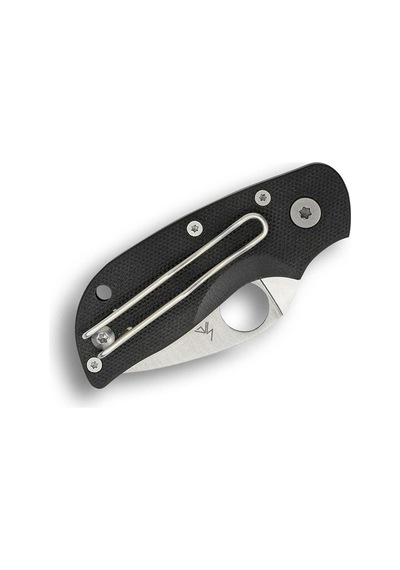 Spyderco Chicago Black G-10 Plainedge Kamp Çakı Siyah