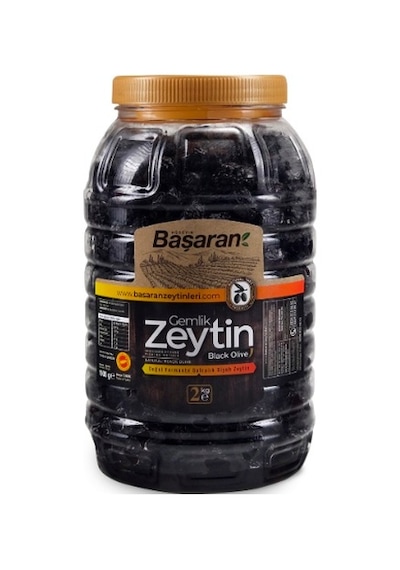 Başaran Tuzsuz Gemlik Zeytini 2 KG