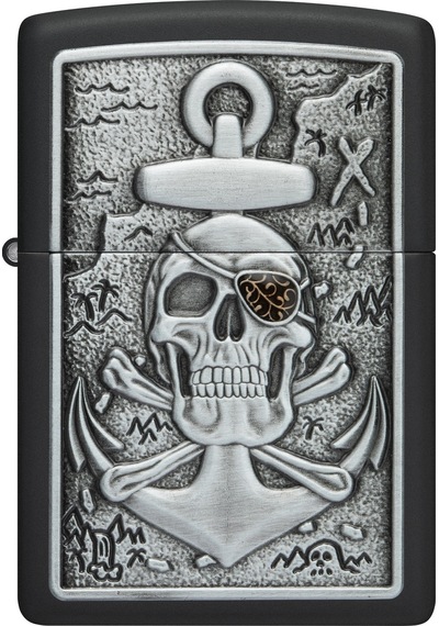 Zippo 218 Skull Anchor Emblem Çakmak