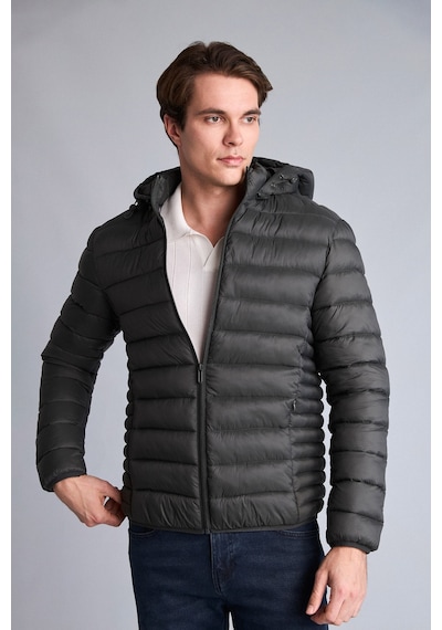 Defacto Sıcak Tutan Su İtici Slim Fit Mont N4661az26augn1284 Yeşil-gn1284