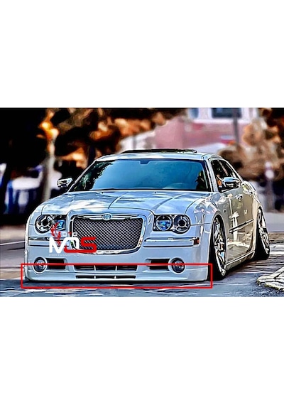 Chrysler 300c Uyumlu Ön Tampon Eki Karlık Fiberglass Boyasız