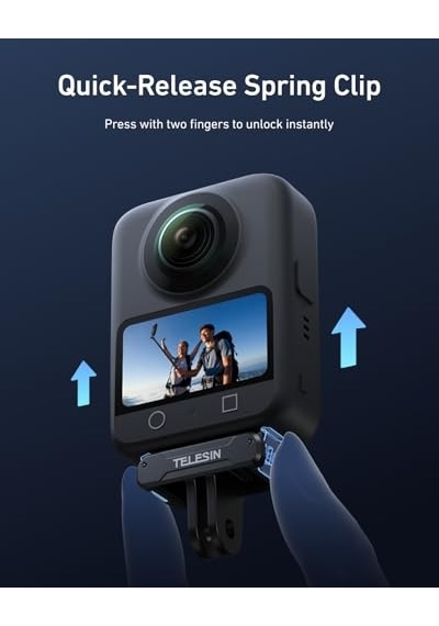 360 Manyetik Adaptör Djı Action 5 Pro 4 3 Için Bağlantı Adaptörü İle Hızlı Bırakma Adaptörü - Djı Osmo 360 Diğer