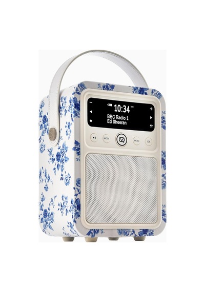 Laura Ashley Monty Taşınabilir Dab+ Radyo & Çalar Saat, Bluetooth, Fm, 60 Ön Ayarlı Alarm Saatli Radyolar Beyaz