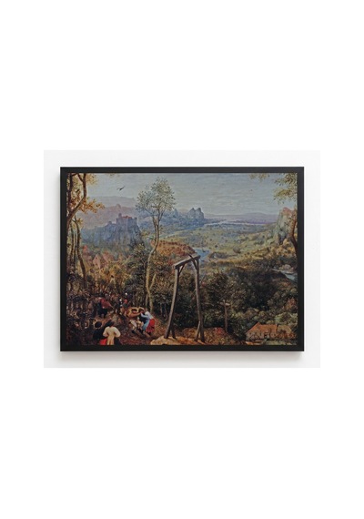Rönesans Bruegel Darağacındaki Saksağan Çerçevesiz Poster 21x30 Cm A4 Tablo Rönesans Klasik Sanat