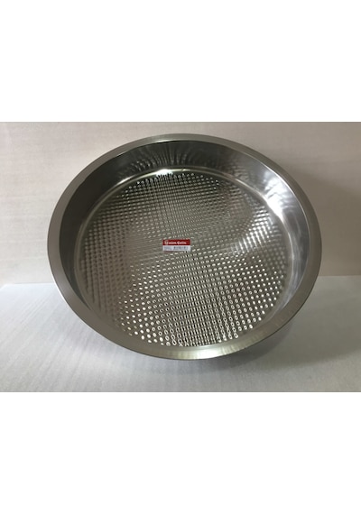 Çiğ Köfte Tepsisi - 5 Numara - Çelik Leğen Motifli - 52 CM