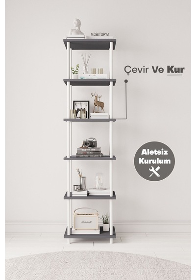 Çevir Kur 45 Cm Antrasit Kitaplık Bd 45 177 29 Cm Antrasit Çevir Kur 45 Cm Antrasit Kitaplık Bd 45 177 29 Cm Antrasit