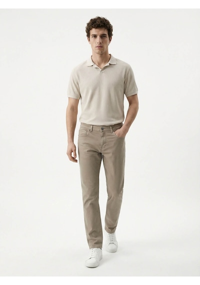 Loft Regular Fit Taş Erkek Jean Pantolon Lf2042929