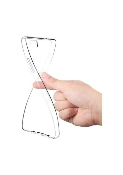 Huawei P10 Lite İle Uyumlu Kılıf Şeffaf Esnek Silikon Telefon Kılıfı Kapak